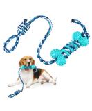 Bestomrogh Dog Toy - Interactive Natural Rubber Kisses with 48cm Long Rope for Teeth Cleaning | Ideal for Small Medium & Large Dogs - Buy Online on GoSupps.com