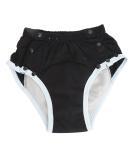 Washable Adult Diapers - Comfortable Cloth Diapers with Inserts | Spout-Safe Pure Cotton Black (M) | Incontinence Solutions - Buy Online on GoSupps.com