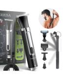 FERRISA Back Shaver for Men - 5-in-1 Electric Long Handle Body Hair Trimmer for Wet/Dry Shaving - Travel Lock & Detachable Design - Buy Online on GoSupps.com