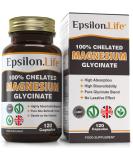 Epsilon Life Magnesium Glycinate - 120 Capsules - Buy Online on GoSupps.com