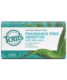Tom's of Maine Fragrance-Free Natural Beauty Bar Soap for Sensitive Skin with Aloe Vera - 5oz - Buy Online on GoSupps.com
