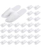 SATINIOR 30 Pairs Disposable Slippers Closed Toe White Spa Slippers Closed Toe Hotel Slippers Disposable Slippers Non Slip Hotel Slippers Travel Slippers for Hotel Guests Women Men  Medium - Buy Online on GoSupps.com