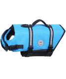 Vivaglory Ripstop Dog Rescue Vest - Improved Buoyancy & Visibility for Small to Medium Dogs Blue XXS 28-35cm - Ideal for Boating & Water Safety - Buy Online on GoSupps.com