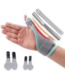 Thumb Splint Brace  2 Trigger Finger Splint Reversible Thumb  Wrist Stabilizer Splint and Finger Brace for Trigger Thumb Arthritis Tendonitis Sprained Carpal Tunnel Right and Left Hand Support Grey - Buy Online on GoSupps.com