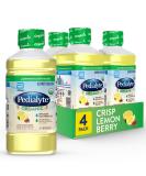 Pedialyte Organic Electrolyte Solution, Crisp Lemon Berry, 33.8 Fl. Oz (Pack of 4) - Buy Online on GoSupps.com