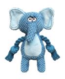 Yuremeey Elephant Dog Toys | Plush Squeaky Tug Toys for Small & Medium Dogs | Interactive Cuddly Toys with Wrinkle Paper - Buy Online on GoSupps.com