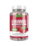Natural D-Mannose Capsules 4-in-1 Formula - 120 CAPS | Cranberry, Dandelion & Hibiscus | Fast-Acting Pills for Bladder & Urinary Tract Health Support - Buy Online on GoSupps.com