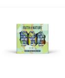 Faith In Nature 3 x 100ml Natural Body Wash Travel Gift Set - Vegan & Cruelty Free - No SLS or Parabens - Buy Online on GoSupps.com