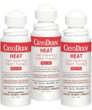 3-Pack CryoDerm Heat Roll-Ons - Fast-Acting Pain Relief - Buy Online on GoSupps.com