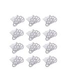 Minkissy Princess Crown Comb Mini Tiara Rhinestone Hair Hoop 12pcs Set for Girls and Women - Exquisite Party Favor Hair Clips - Size 1 - Buy Online on GoSupps.com