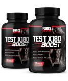 Test X180 Boost 2-Pack Testosterone Booster and Energy Supplement for Men Boost Energy Increase Stamina and Enhance Vitality with D-Aspartic Acid and Fenugreek Force Factor 240 Tablets 120 Count (Pack of 2) Test X1 - Buy Online on GoSupps.com