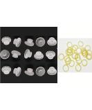 Orthodontic Composite Lingual Buttons - Pack of 10 Transparent Round Base | Dental Bondable Buttons - Buy Online on GoSupps.com