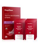 Deepklean Coconut Teeth Whitening Strips for Sensitive Teeth - Enamel Safe, 3-Day Express Results, 28 Natural Whitener Strips - 14 Treatments at Home - Buy Online on GoSupps.com