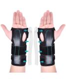 PKSTONE Carpal Tunnel Wrist Splint Brace - Adjustable Compression for Arthritis, Tendonitis, Sprains - Pain Relief for Right and Left Hand - S/M (Pack of 2) - Buy Online on GoSupps.com