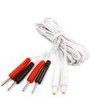 TensCare Leadwires for NEW touch TENS Perfect TENS Perfect EMS Perfect PFE and Uniglo - 2 x L-CPT (Eligible for VAT relief in the UK) - Buy Online on GoSupps.com