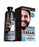 Mokeru Beard Dye Shampoo for Men 200ML - Remove White Grey Beard Hair - Men Beard Shampoo - Buy Online on GoSupps.com
