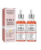 Buy 5 In 1 Facial Serum - 30% Vitamin C Anti-Aging Hydrating Serum with Niacinamide & Hyaluronic Acid - 1.05 Fl.oz (2PCS) - Wrinkle Reduction & Collagen Boost - Buy Online on GoSupps.com