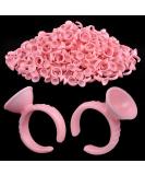 Lash Glue Cup 300PCS | Eyelash Extension Supplies Pink Lashes Ring | Makeup/Nail Art Tools - Buy Online on GoSupps.com