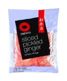 Obento Sliced Pickled Ginger Pink - 1 kg | Authentic Pickled Ginger Slices for Sushi & Asian Dishes - Shop Now! - Buy Online on GoSupps.com