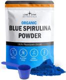 Organic Blue Spirulina Powder - 100% Pure Superfood from Blue-Green Algae, Natural Food Coloring for Smoothies & Protein Drinks - Non GMO, Gluten-Free, Dairy-Free, Vegan + USDA Certified, 30 Servings 30 Servings (Pack of 1) - Buy Online on GoSupps.com