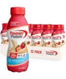Premier Protein Shake -24 Vitamins & Minerals/Nutrients to Support Immune Health - Strawberries - Pack of 12 - Buy Online on GoSupps.com