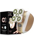 Electric Shaver for Women, Painless 5 Blade Hair Remover Razor, Cordless Trimmer for Female Face Underarms and Legs - Rose Gold - Buy Online on GoSupps.com