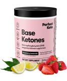 Perfect Keto Exogenous Ketones Powder - BHB Salts Supplement for Energy Boost and Mental Performance - Strawberry Lemonade Flavor - Buy Online on GoSupps.com