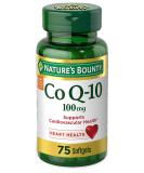 Nature s Bounty CoQ10 100 mg - Supports Healthy Blood Pressure | Rapid Release Softgels | 75 Count | Premium Quality Dietary Supplement - Buy Online on GoSupps.com