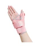 CURECARE New Upgraded Thumb Splint for Right & Left Hand, Reversible Thumb Brace for Arthritis Pain And Support, Thumb Stabilizer for Sprains, Tendonitis Relief, One Size Fits Any Hand (Pink) - Buy Online on GoSupps.com