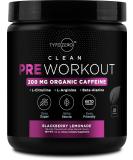 Type Zero Clean Pre Workout - Blackberry Lemonade | Boost Energy with Beet Root L-Arginine & L-Citrulline - Sugar Free & Organic Caffeine | 11.3 oz - Buy Online on GoSupps.com