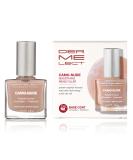 Dermelect Camo-Nude Nail Treatment Base Coat with Keratin Protein Peptides - Strengthening and Smoothing Formula for Nail Ridges and Yellowing Nails - 0.4 oz - Buy Online on GoSupps.com