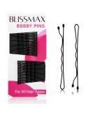 50 Pcs Black Bobby Pins 5cm Long Hair Grips Strong Hair Pins for Thick Wavy Straight Thin Curly Short Long Hair Kirby Grips for Hair Styling Makeup Travel Weddings and more - Buy Online on GoSupps.com