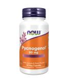 Now Foods Pycnogenol 60mg - Lab-Tested, Vegan Capsules | Soy Free, Gluten Free, Vegetarian - 50 Count - Buy Online on GoSupps.com