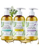 Brittanie's Thyme Organic Natural Hand Soap - Vegan Castile Soap with Olive Oil & Essential Oils (Bergamot Lavender Lemongrass) | Gluten Free International Shipping - Buy Online on GoSupps.com