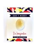 Yellow Aventurine Healing Crystal Thumb Worry Stone - Compassion and Positivity Stress Relief Gift - Buy Online on GoSupps.com