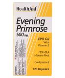 HealthAid Evening Primrose Oil 500 mg 120 Capsules - Natural Support for Women's Health - Buy Online on GoSupps.com