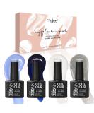 Mylee Snow Queen Gel Nail Polish Set - 4x10ml UV/LED for Professional Manicure & Pedicure | Durable & Easy to Use - Perfect for Home & Salon - Buy Online on GoSupps.com