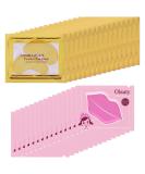 ZARICS 30PCS Lip & Under Eye Mask Set - 24K Crystal Collagen Eye Patches for Puffiness Moisturizing Pink Lip Masks Fine Lines & Dark Circles Solution for Women & Men - International Shipping Available - Buy Online on GoSupps.com