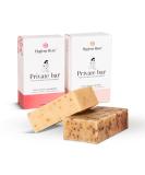 Hygiene Hero Exfoliating Cranberry & Daily Ritual Oatmeal Private Bar Soap 3.25 oz / 92 g - Face & Body Wash for Dark Spots  Intimate Areas  Underarms - Set of 2 - Buy Online on GoSupps.com