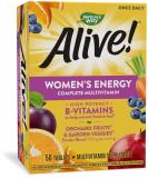 Natureâ€™s Way Alive! Womenâ€™s Energy Multivitamin â€“ 50 Tablets for Vitality & Wellness - Buy Online on GoSupps.com