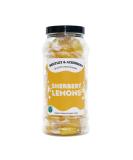Sherbet Lemons - (440g) Original Sherbet-Filled Lemon Boiled Sweets in a Gift Jar By Bentley & Ackerman's Sweet Shop. (Vegetarian) - Buy Online on GoSupps.com