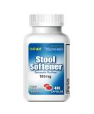 HealthA2Z® Stool Softener | 400 Capsules | Docusate Sodium 100mg | Dependable | Gentle Constipation Relief - Buy Online on GoSupps.com