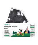 50 PCS Black Disposable Face Masks for Adults - Individually Wrapped Breathable & Comfortable - 50 Count Pack - Buy Online on GoSupps.com