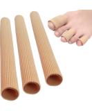 Chiroplax Toe Tubes Sleeves Protectors (3 Pack Large) | Fabric & Gel Lining | Bunion Hammer Toe Callus Corn Blister Relief - Buy Online on GoSupps.com