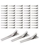 50 U-Shaped Hair Clips - Metal Alligator Clips for Hair Extensions & Styling | Double Prong Pin Curl Setter | DIY Hair Accessories - Buy Online on GoSupps.com