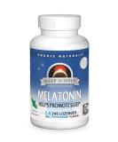 Source Naturals Melatonin Peppermint 2.5 mg 240 Lozenges - Buy Online on GoSupps.com