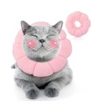 Hylyun Adjustable Soft Sunflower Neck Rope Cat Collar - Post-Surgery Recovery for Cats & Small Dogs - PM Pink - Buy Online on GoSupps.com