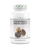 Premium Black Garlic 15:1 Extract 180 Capsules - 750mg Odorless Vegan with S-Alylcystein - High-Dosed Fermented Formula - Buy Online on GoSupps.com