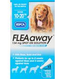 RSPCA FleaAway Spot On Solution for Medium Dogs 134 mg x3 - Buy Online on GoSupps.com