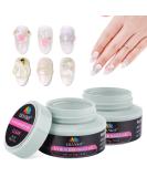 EBANKU Solid Builder Gel 30ml - 2PCS Sculpting & Extension Gel for Natural Nails - Clear Hard Gel for Professional Salon & DIY Nail Extensions - Buy Online on GoSupps.com